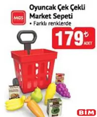MGS OYUNCAK ÇEK ÇEKLİ MARKET SEPETİ MGS OYUNCAK ÇEK ÇEKLİ MARKET SEPETİ